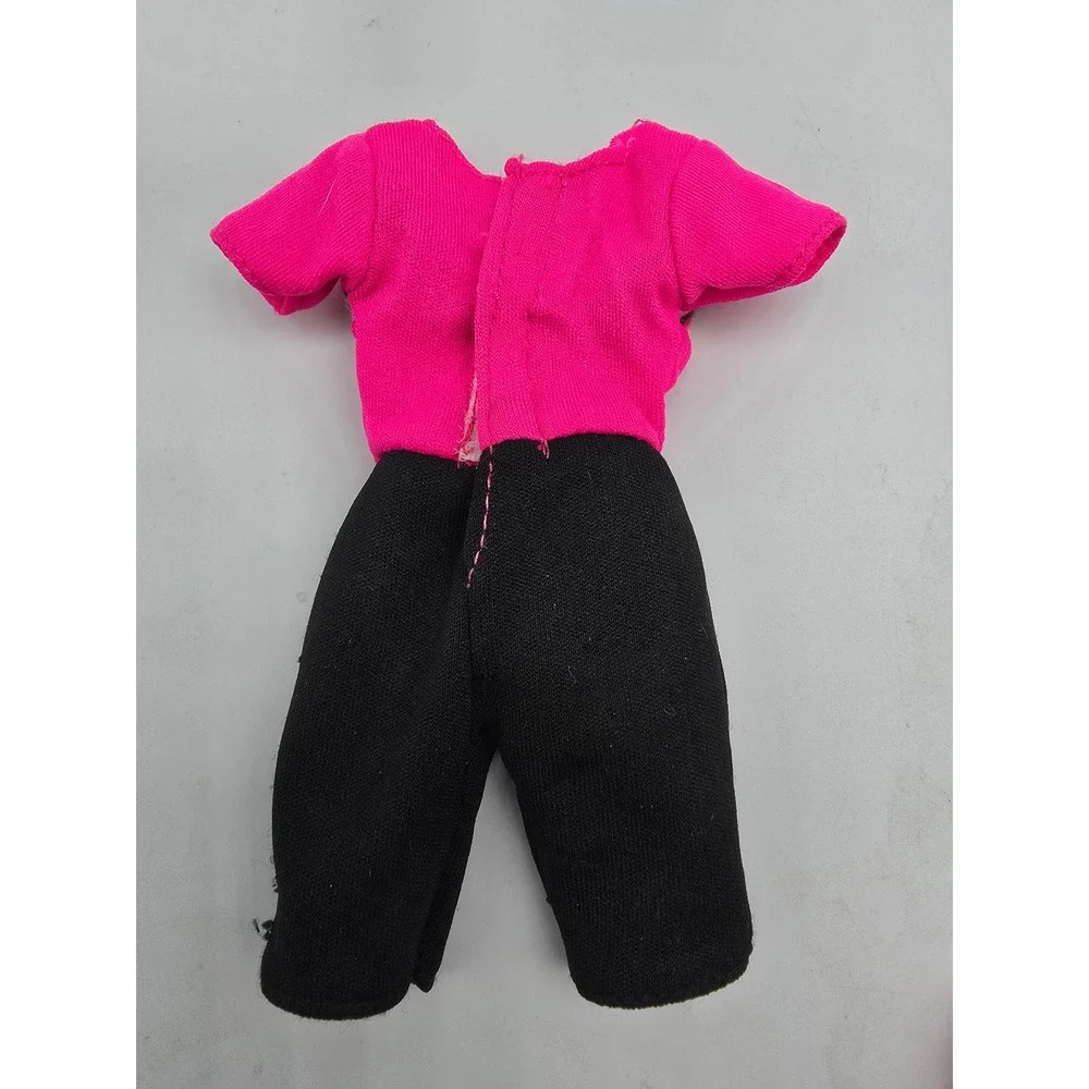 Vintage 90s & Y2K Barbie Clothes Lot Jumpsuit Floral Dresses Pink‎ Tops 6 Piece